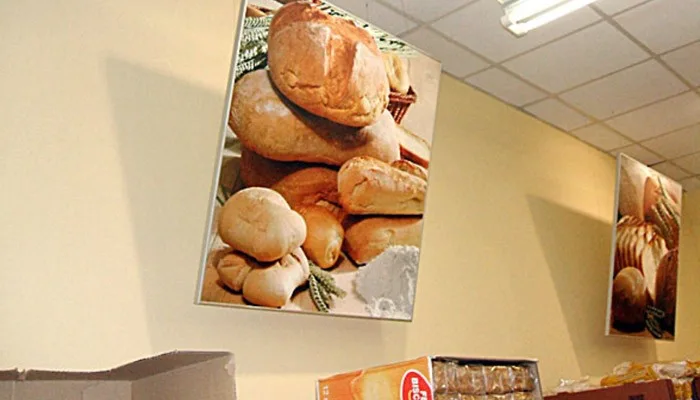 cartellonistica02 Pannello stampato per decorazione reparto prodotti da forno Penny Market