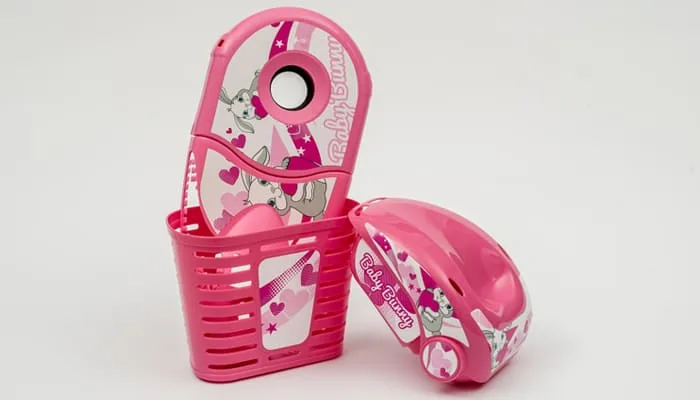 Personalizzazione con adesivi per accessori e carter bicicletta bambina