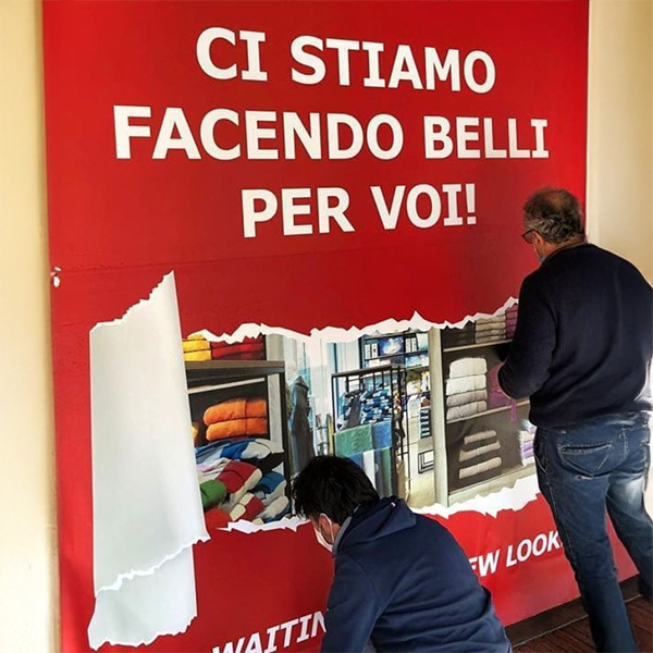 Vetrofanie per porte e vetrine